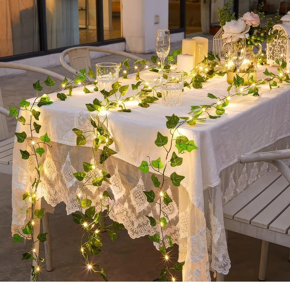 Green Ivy Leaf Lights